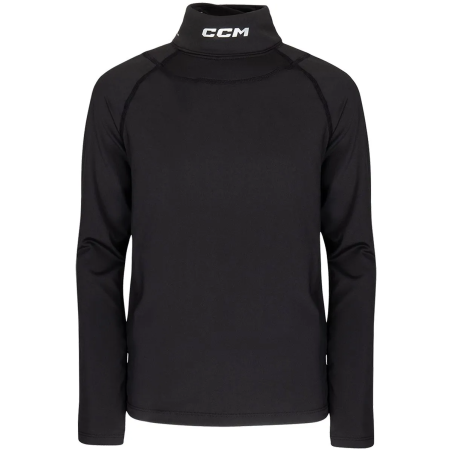 CCM Kompressionsshirt für Kinder mit langem Arm und Halschutz