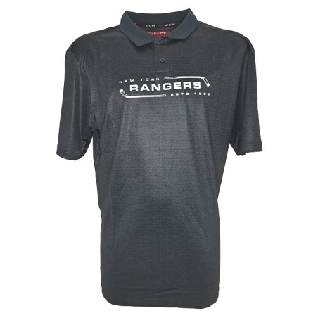 CCM Senior New York Rangers Polo T-Shirt OSS5DB