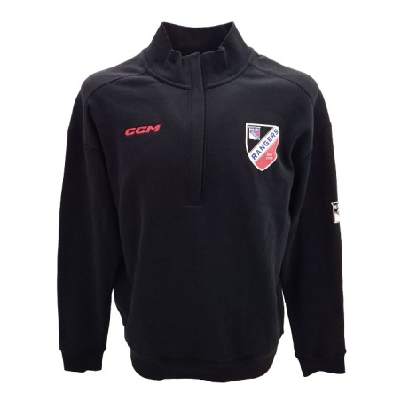 CCM Senior New York Rangers 1/4 Zip Sweatshirt FQZ5DA