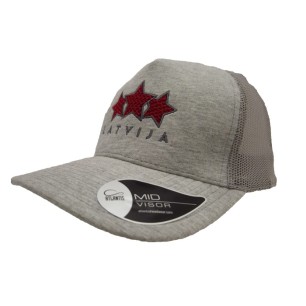HOKEJAM.LV Latvija Three Star Mid Visor Snapback