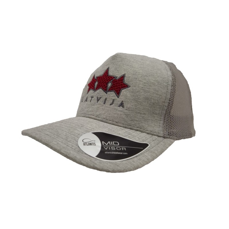 HOKEJAM.LV Latvija Three Star Mid Visor Snapback