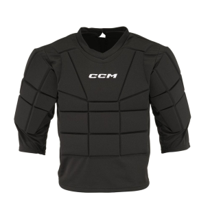 CCM Senior Torwart Shirt mit Polsterung und langen Ärmeln