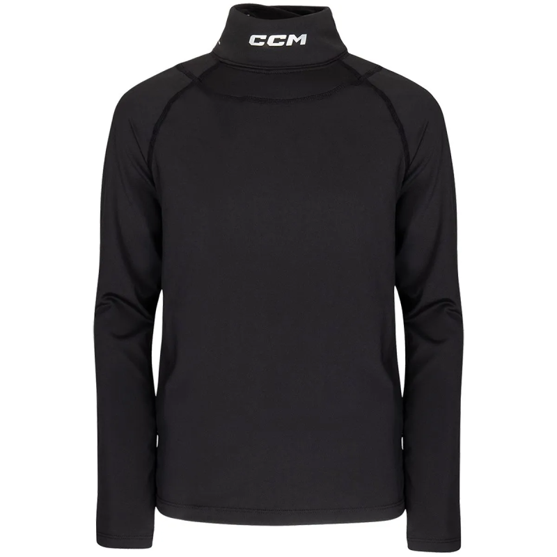 CCM Youth Kompressionsshirt Langarm mit Halsschutz TNG4BA