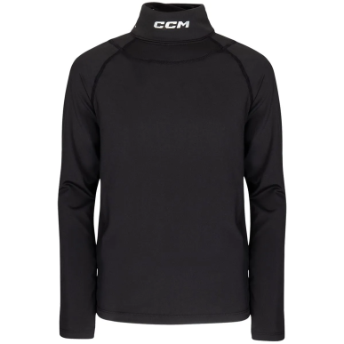 CCM Youth Kompressionsshirt Langarm mit Halsschutz TNG4BA