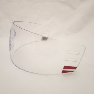 BOSPORT Vision25 Pro Team Latvia Hockey Helmet Visor with Cleaning Set