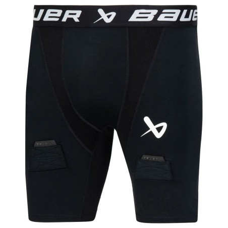 BAUER Performance S22 Youth Compression Shorts with Jock
