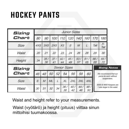 TACKLA Advantage 951 Long Junior Ice Hockey Pants