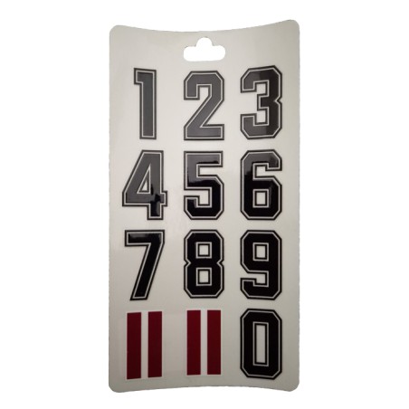 HOKEJAM.LV National Helmet Number Sticker