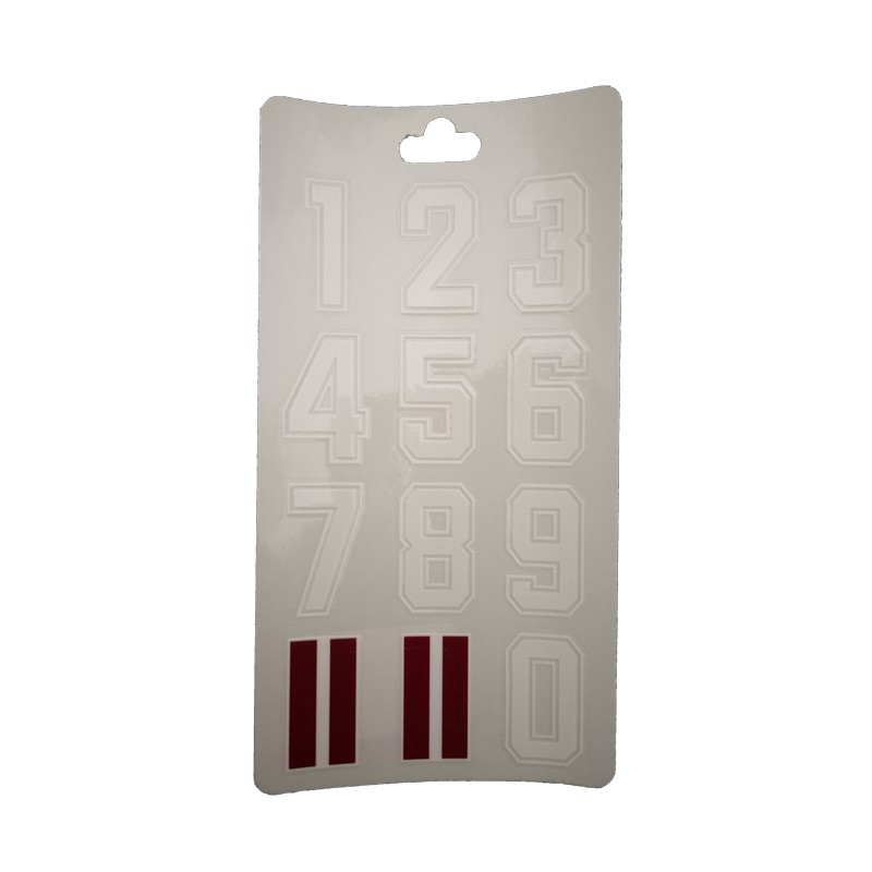 HOKEJAM.LV National Helmet Number Sticker