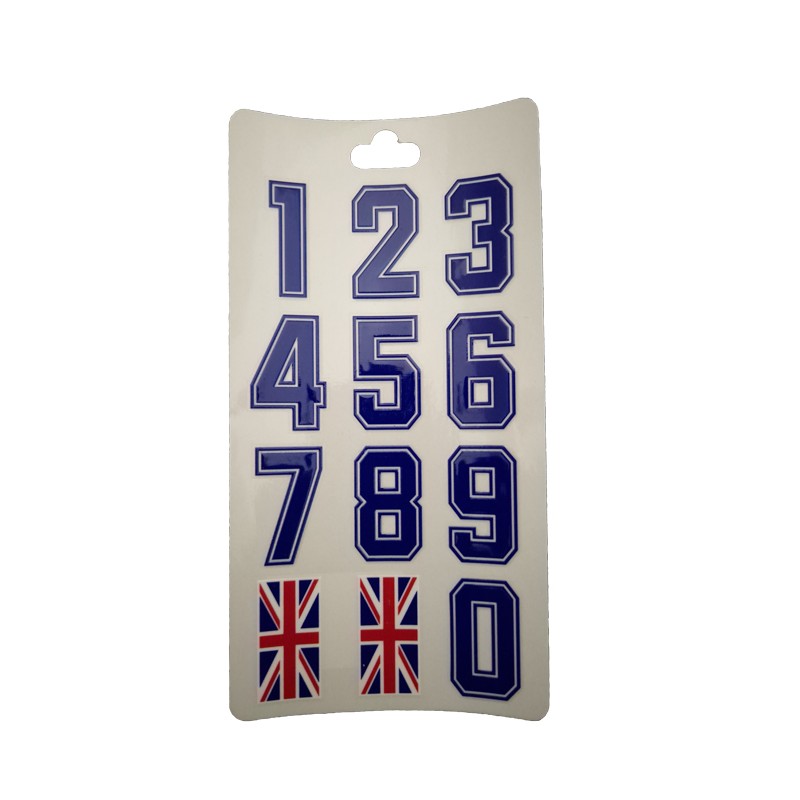 HOKEJAM.LV National Helmet Number Sticker