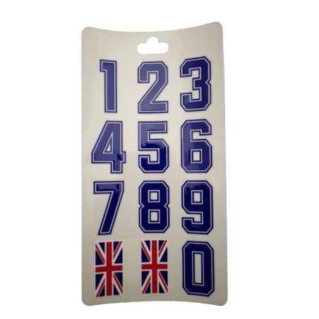 HOKEJAM.LV National Helmet Number Sticker