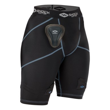 SHOCK DOCTOR Damen Eishockey Shorts mit Beckenschutz 31790