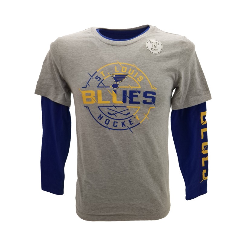 OUTERSTUFF Youth St. Louis Blues Three In One Sweatshirt