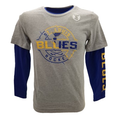 OUTERSTUFF Youth St. Louis Blues Three In One Sweatshirt