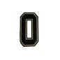 HOKEJAM.LV Helmet Bold Number Sticker Black HOKEJAM.LV Helmet Bold Number Sticker Black