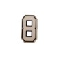 HOKEJAM.LV 3D Helmet Number Sticker