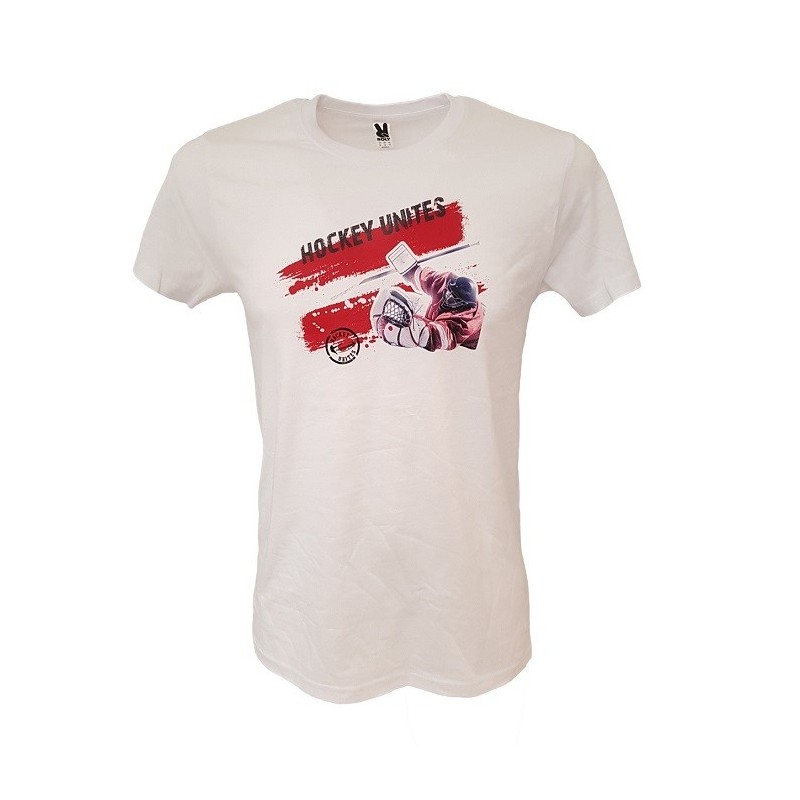 HOKEJAM.LV Adult Goalkeeper Logo Latvia T-Shirt