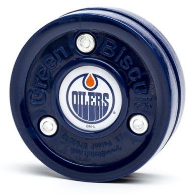 GREEN BISCUIT Edmonton Oilers Off Ice Training Eishockey Puck