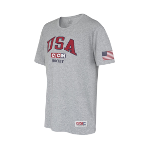 CCM SS Tee USA Senior T-Shirt