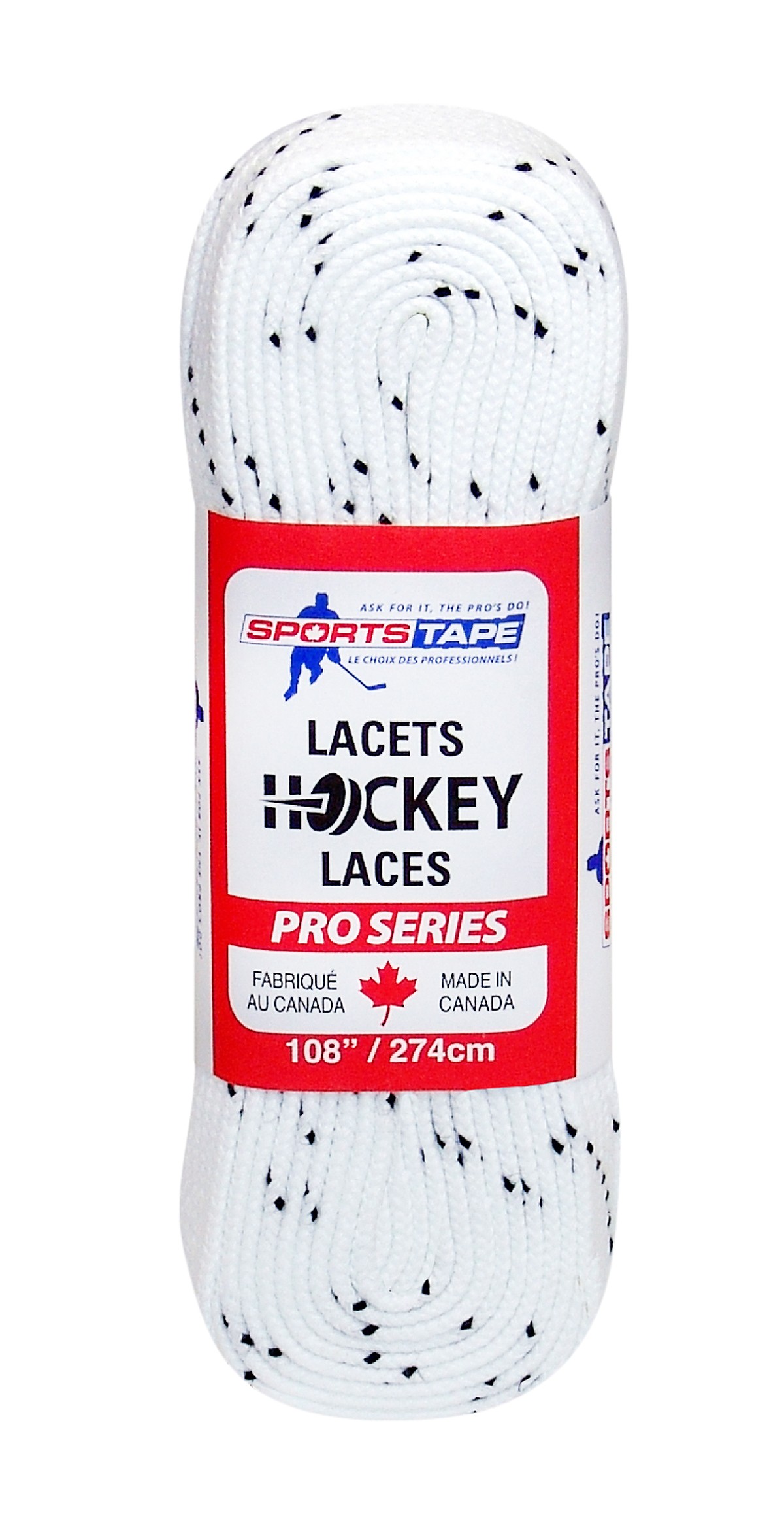 SPORTS TAPE HOCKEY LACES PRO SERIES 108” MADE IN CANADA 