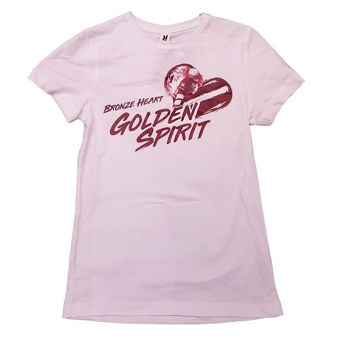 HOKEJAM.LV Women Bronze Heart Golden Spirit T-Shirt
