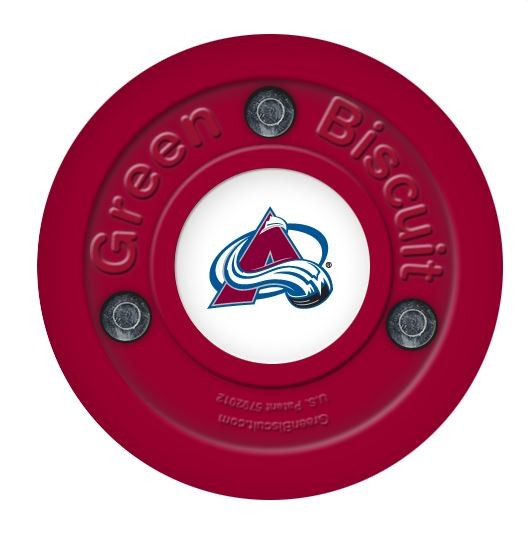 GREEN BISCUIT Colorado Avalanche Off Ice Training Hockey Puck