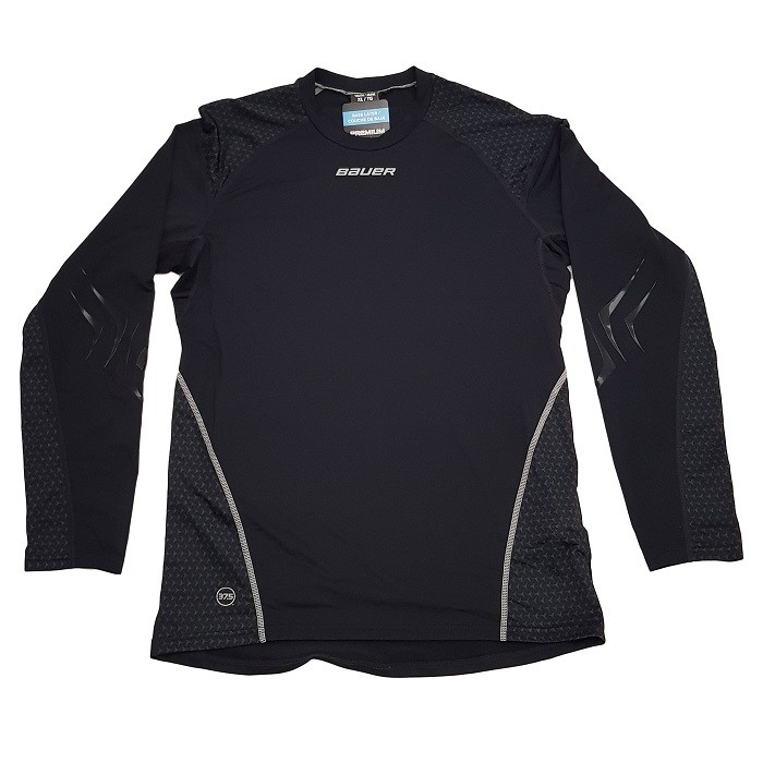 Bauer NG Premium Grip Crew LS Youth Compression Shirt