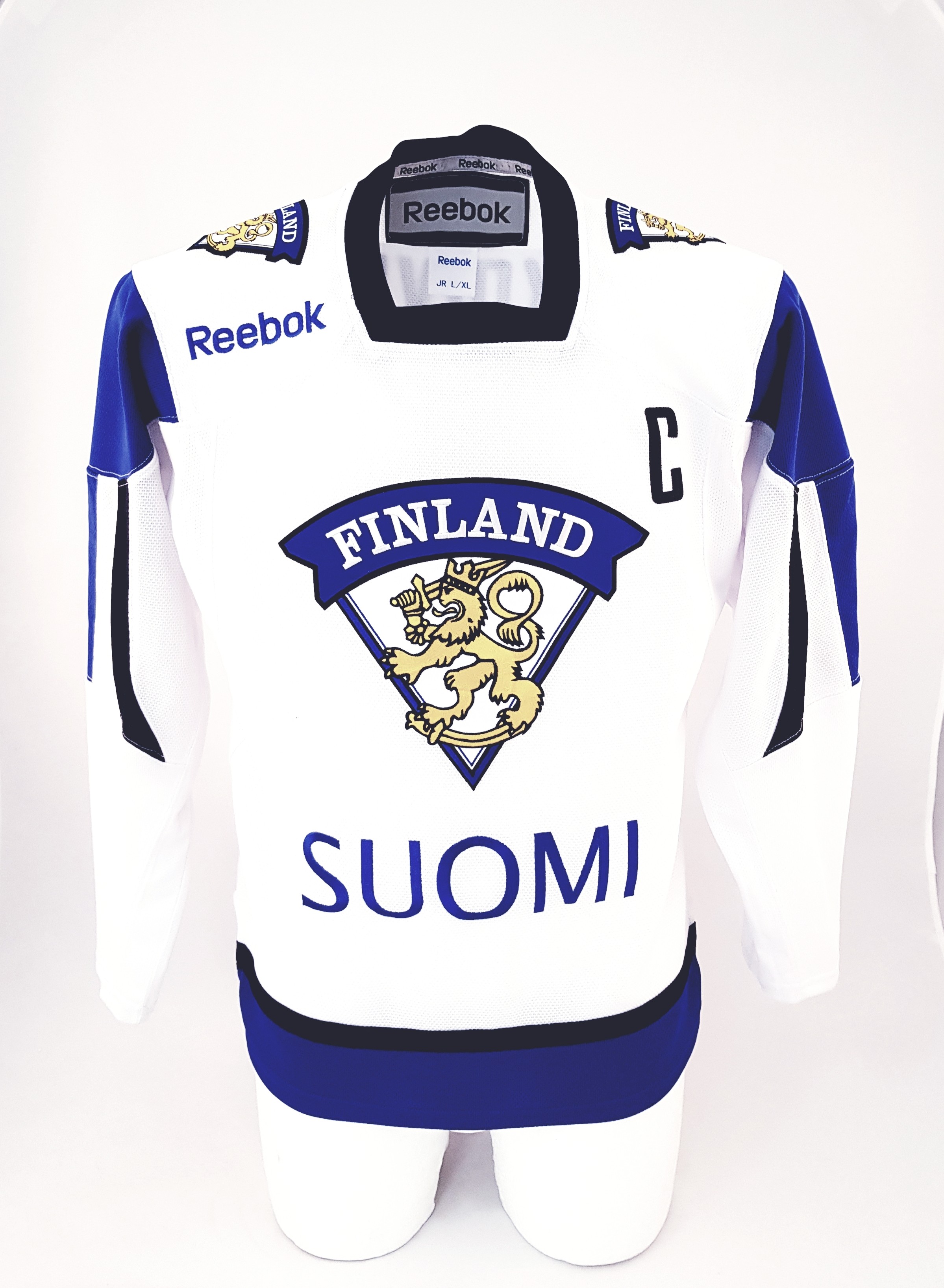 Reebok Team Finland Junior Fan Jersey Away Koivu