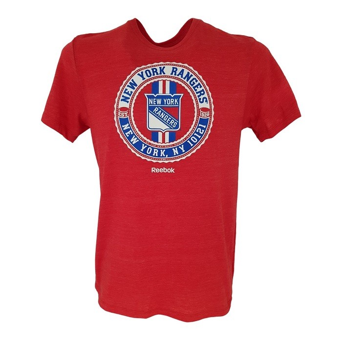 Reebok New York Rangers Senders Adult T-Shirt