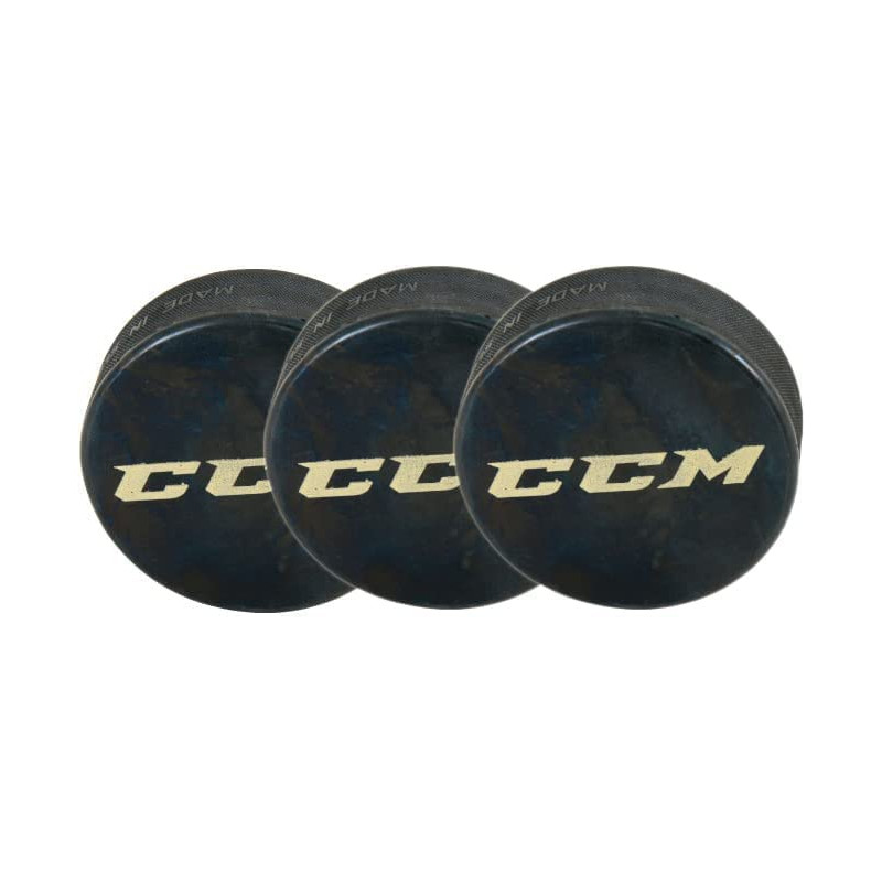 CCM Junior Ice Hockey Puck 3 Pack