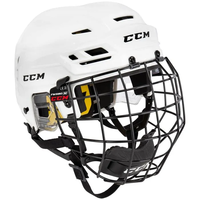 CCM Tacks 210 Senior Hockey Helmet Combo