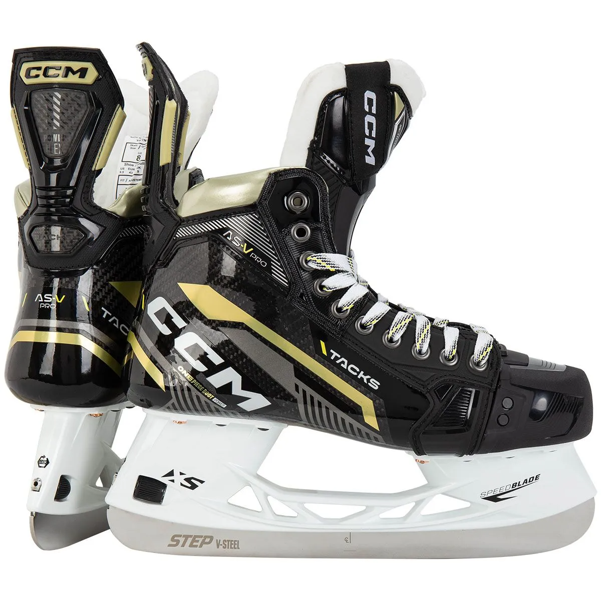 CCM Tacks AS-V Pro Without Runners Intermediate Ice Hockey Skates