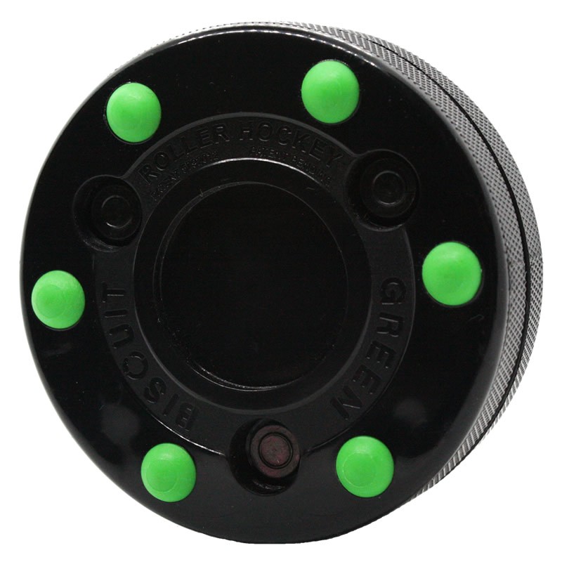 GREEN BISCUIT Roller Hockey Off Ice Training Hockey Puck