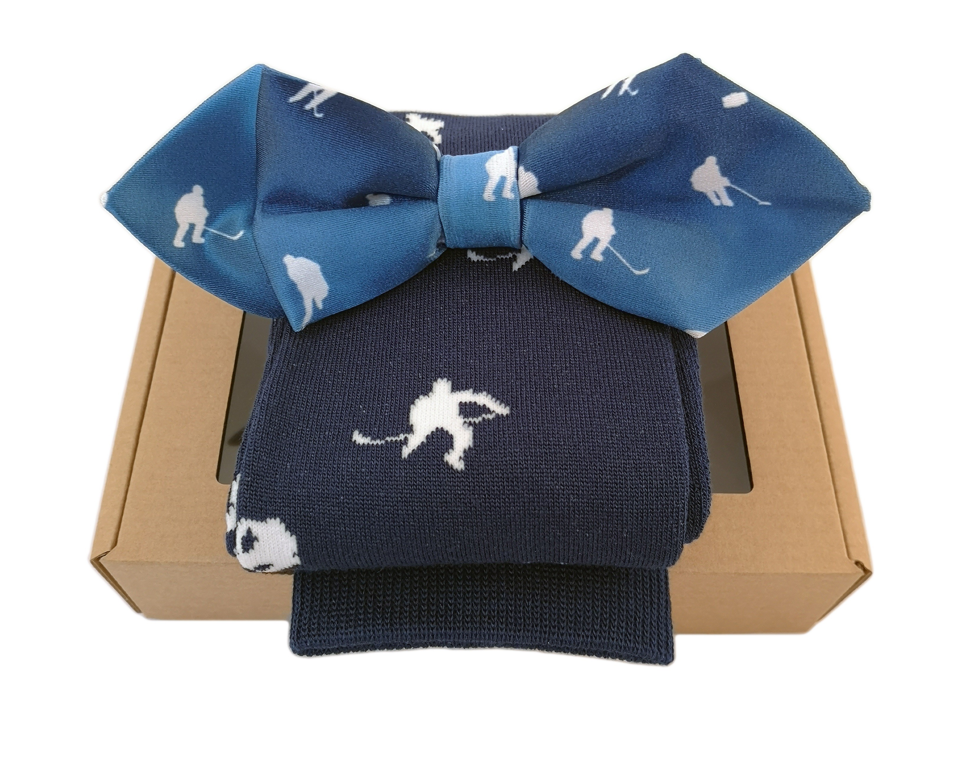 HOKEJAM.LV Gift Bow Tie&Socks