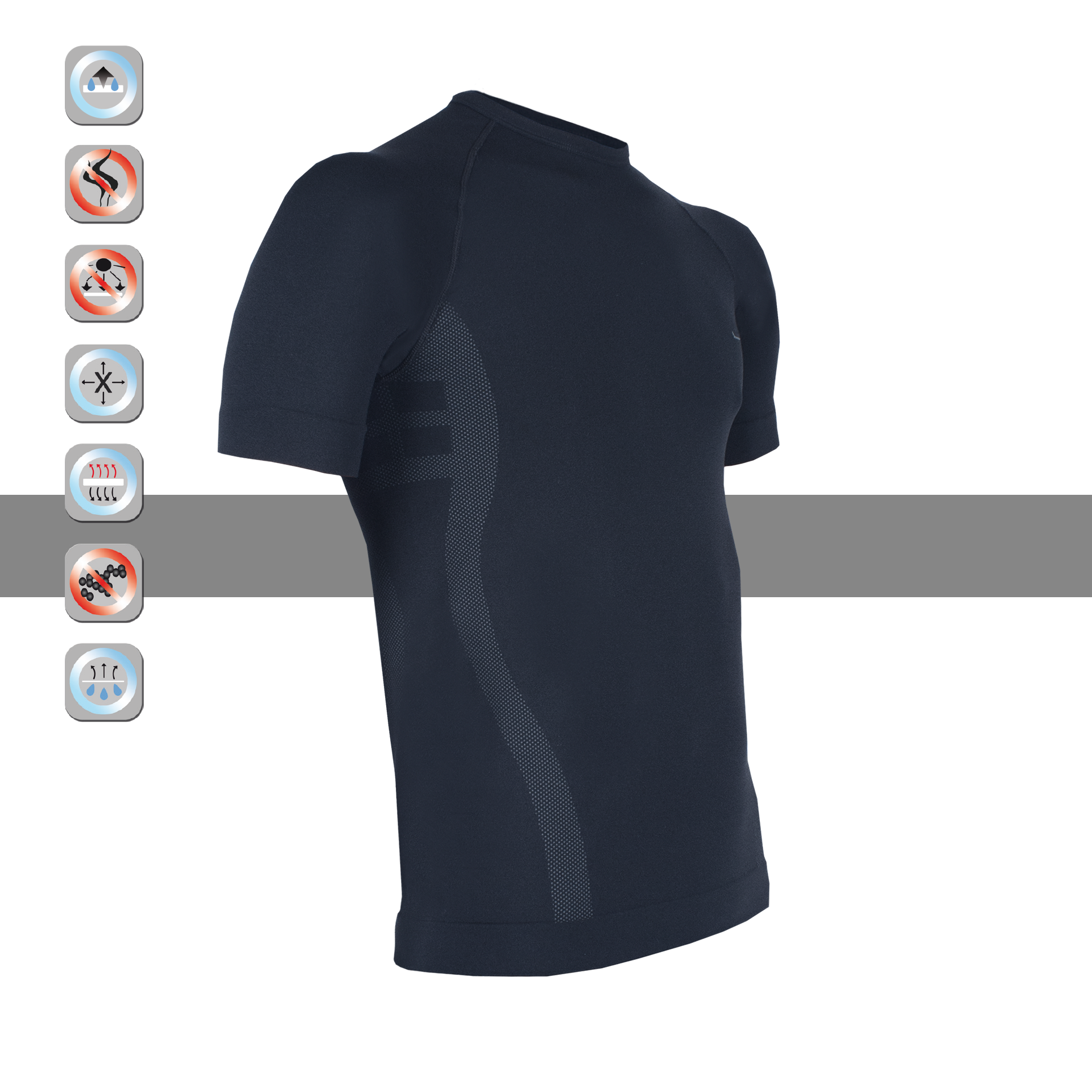 SIMLOC Silver Line Adult Thermo T-Shirt
