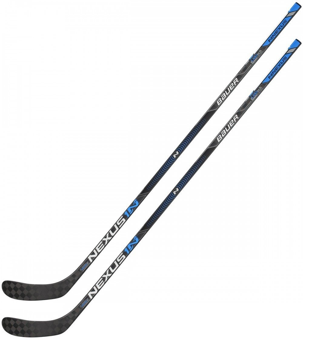 2 Pack BAUER Nexus 1N Season 2015 Ice Hockey Sticks Junior Flex