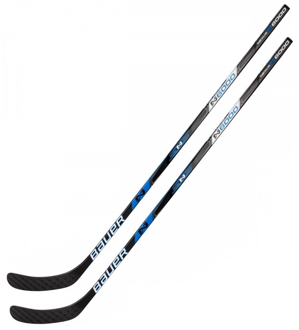 2 Pack BAUER Nexus N6000 Season 2016 Ice Hockey Sticks Youth Flex