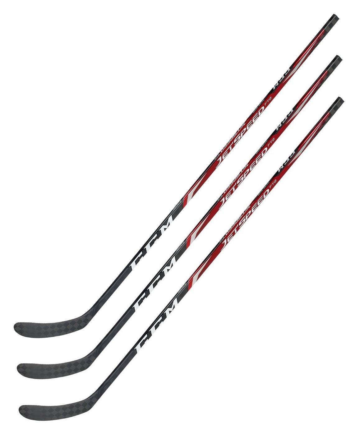 3 Pack CCM Jetspeed FT2 Ice Hockey Sticks Senior Flex