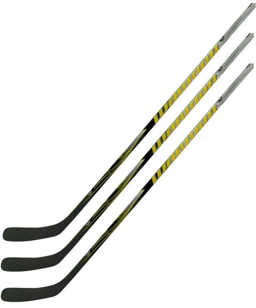 3 Pack WARRIOR Diablo Yellow Ice Hockey Sticks Senior Flex