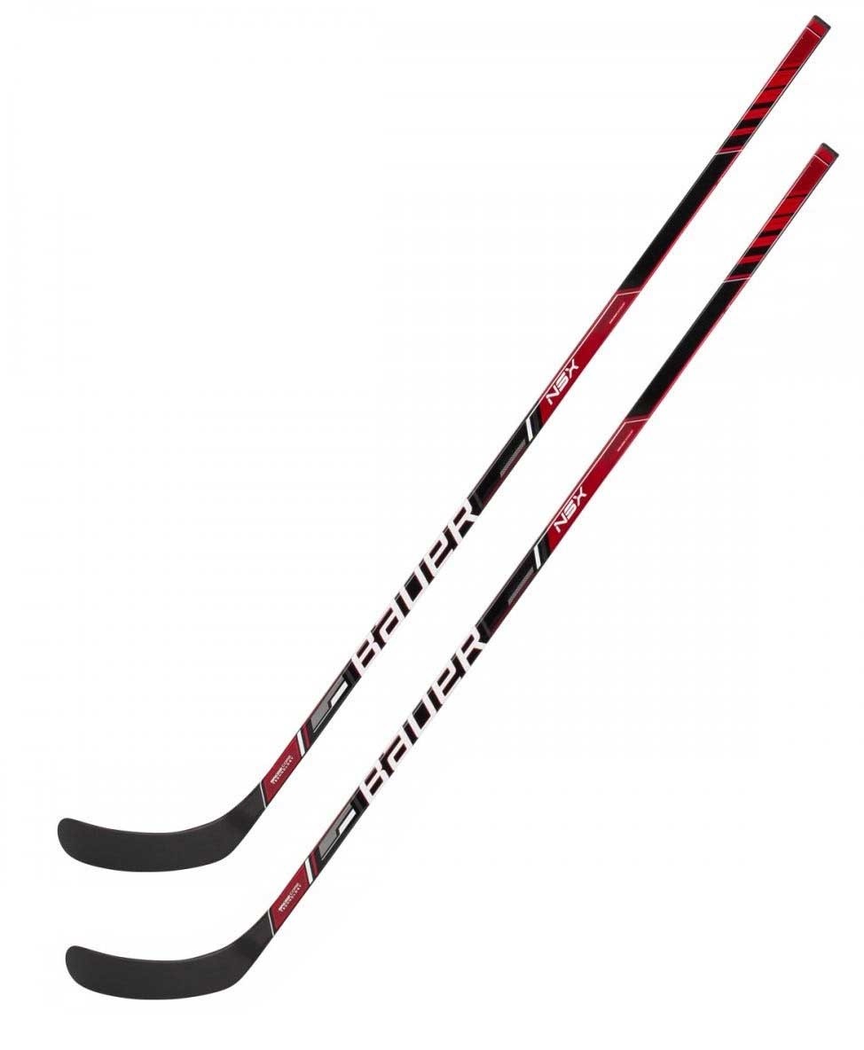 2 Pack BAUER NSX S18 Ice Hockey Sticks Intermediate Flex