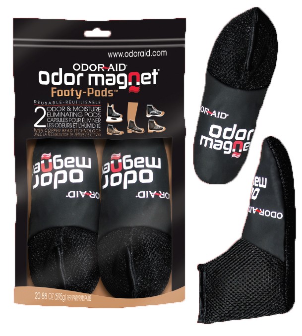 ODOR AID Magnet Footy Pods Odor and Moisture Eliminating Pods