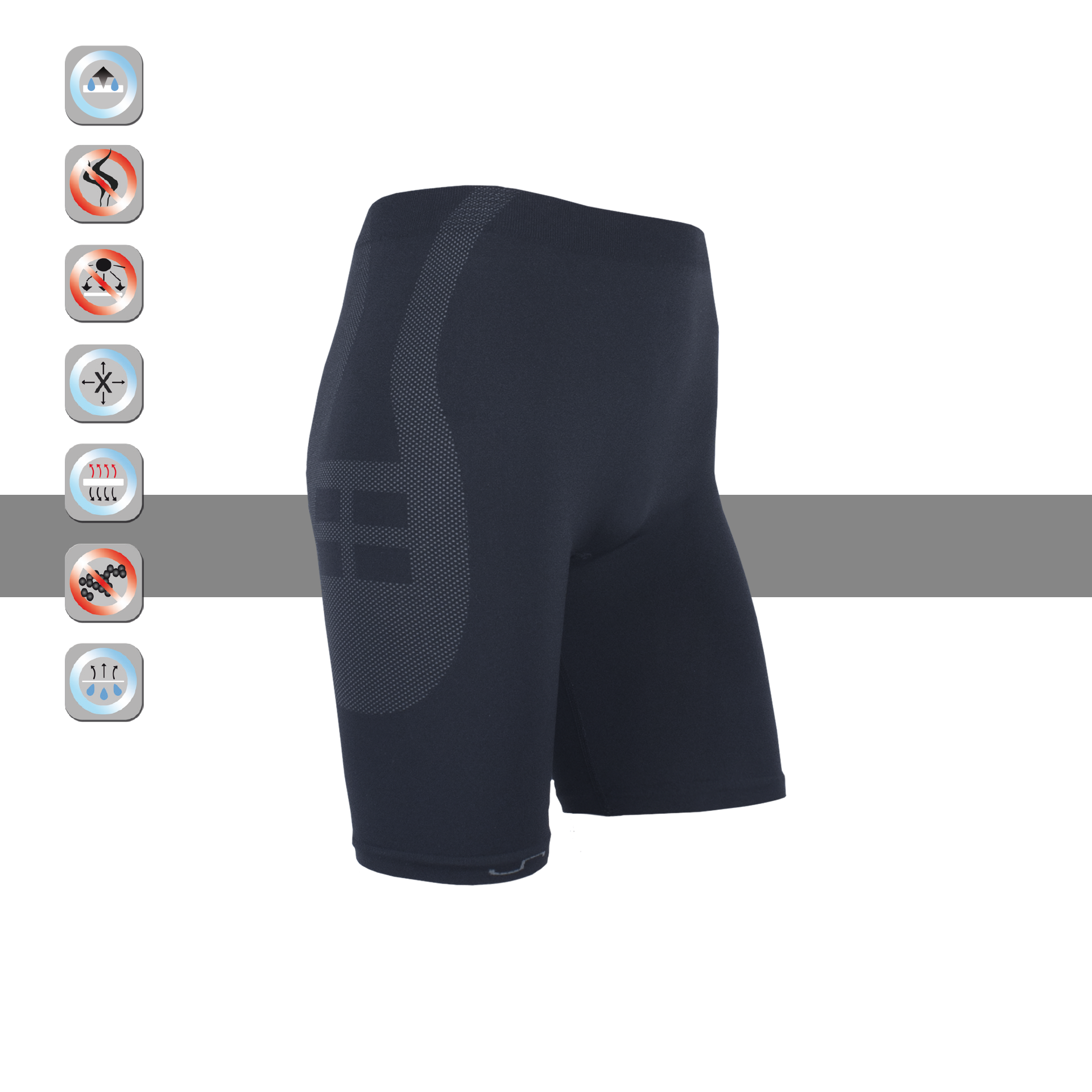 SIMLOC Silver Line Adult Thermo Shorts